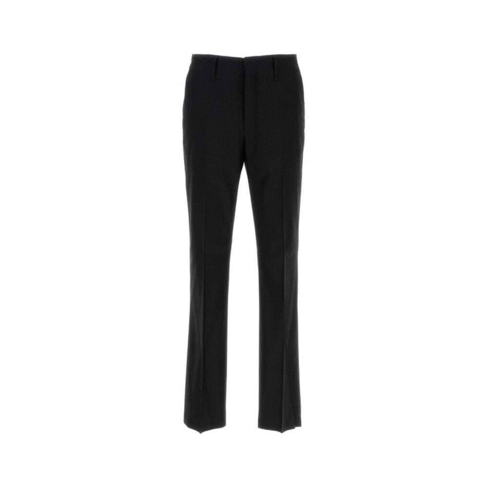 Fendi Men Black Wool Blend Pant